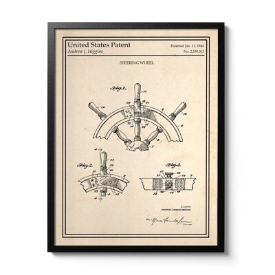Rudder Bar patent poster