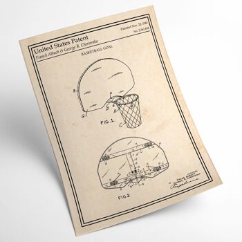 Affiche brevet Panier de Basket 2