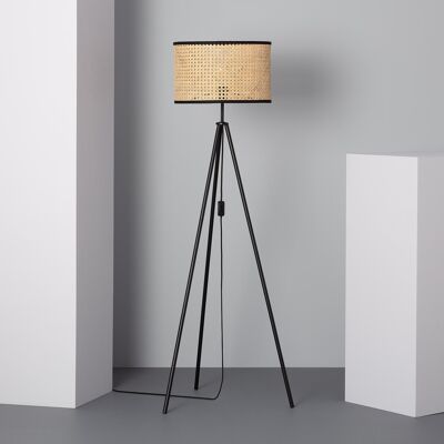 Ledkia Rattan Floor Lamp Natural Smell