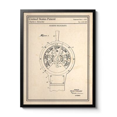 Bridge Telegraph patent poster