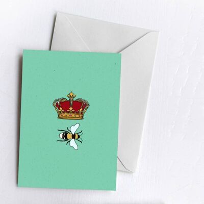 Queen Bee Greetings Card-QUE-CAR-222-A6