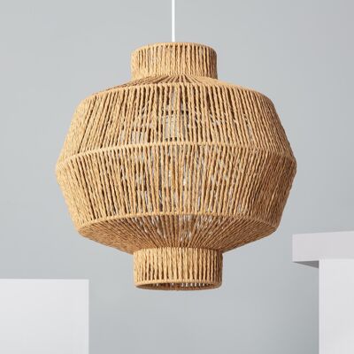 Ledkia Simara Natural Braided Paper Pendant Lamp