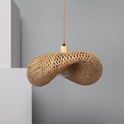 Ledkia Kathu Karatasi Camel Bamboo Pendant Lamp