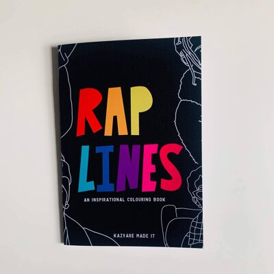 Rap Lines | Inspirational Colouring Book-KAZVARE-314