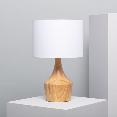 Lampe de table en bois Ledkia Dabai