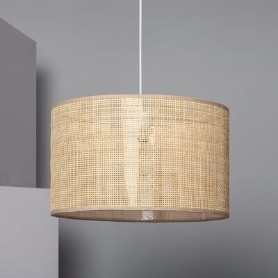 Ledkia Rattan Pendant Lamp Baracoa White