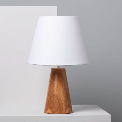 Ledkia Natural Dukku Wooden Table Lamp