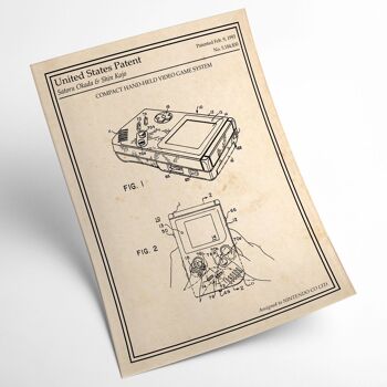 Affiche brevet GameBoy 2