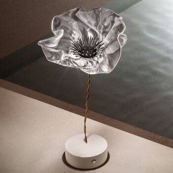 Ledkia SLAMP LaFleur Lampe de Table à Batterie Blanc Chaud 2700K 5