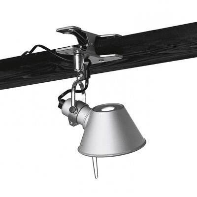 Lampe de table Ledkia Tolomeo Micro Faretto avec pince en aluminium ARTEMIDE