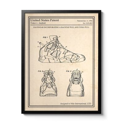Nike Air Jordan Patent Poster