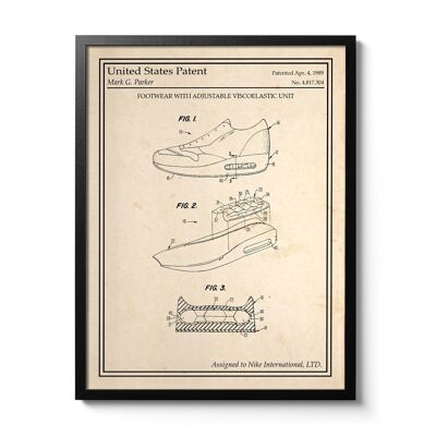 Nike Air Max Patent Poster