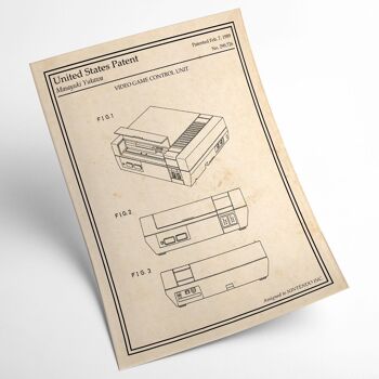 Affiche brevet Nintendo 2
