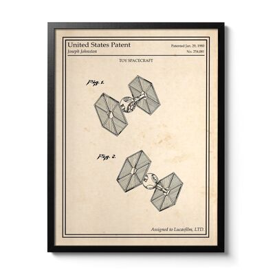 Star Wars Patent Poster - Hunter Tie