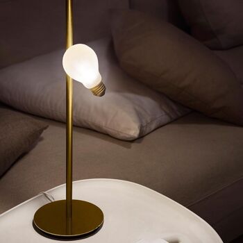 Ledkia Lampe de Table SLAMP Idea Table Doré 3