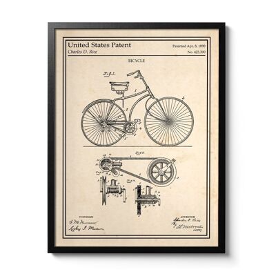 Fahrradpatent Poster