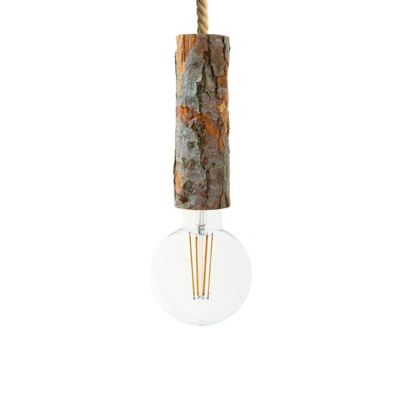 Lampe à suspension Ledkia Creative-Cables modèle PDW0422CLS20 bois