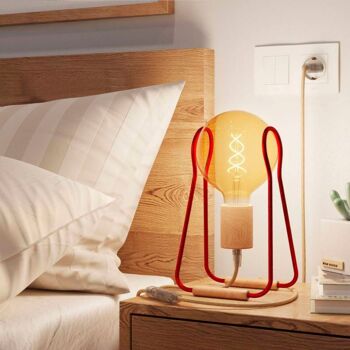 Lampe de table Ledkia Creative-Cables Modèle KTCH0_ Taché Rouge 2