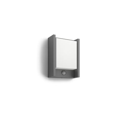 Ledkia LED Outdoor Wall Light with Motion Sensor 6W Arbor Anthracite