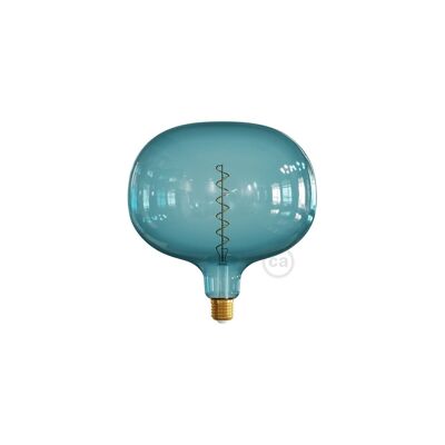 Ledkia LED-Glühbirne E27 4W 100 lm Dimmbar Creative-Cables Cobble Ocean Blue Warmweiß 2200K
