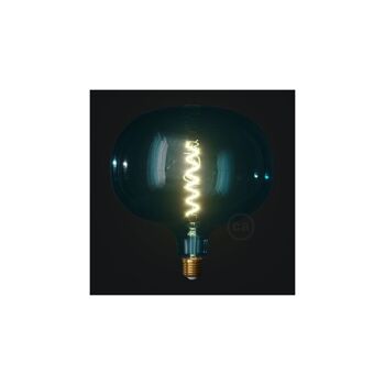 Ledkia Ampoule à Filament LED E27 4W 100 lm Intensité Variable Creative-Cables Pavé Bleu Océan Blanc Chaud 2200K 4