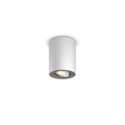 Lampada da soffitto Ledkia White Ambiance GU10 Hue Pillar Simple Bianco