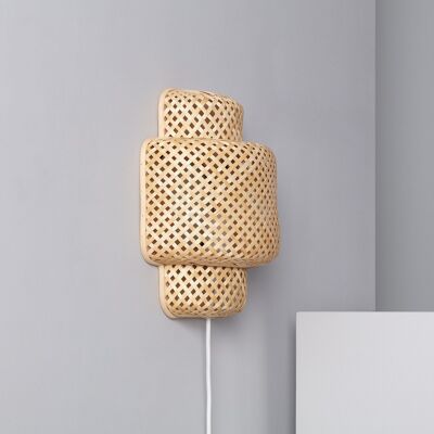 Ledkia Natural Nagua Bamboo Wall Lamp