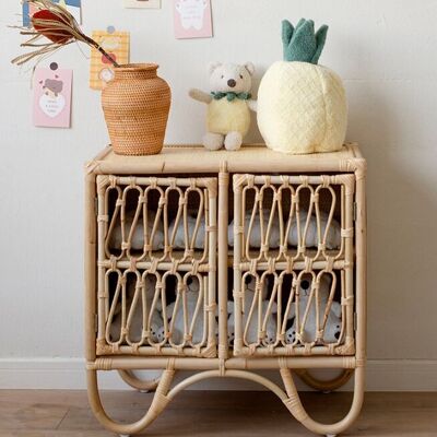 Natural Rattan Chest of Drawers