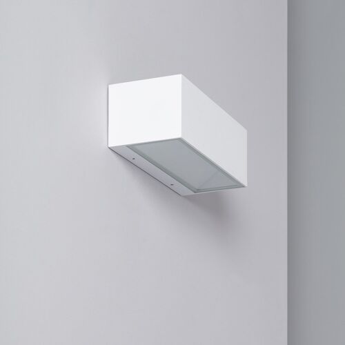 Ledkia Aplique de Pared Exterior LED 18W de Aluminio Iluminación Doble Cara CCT Seleccionable Gropius Blanco