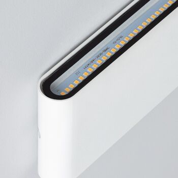 Ledkia Applique Extérieure LED 12W Aluminium Rectangulaire Double Face Éclairage Luming Blanc Chaud 2700K 4