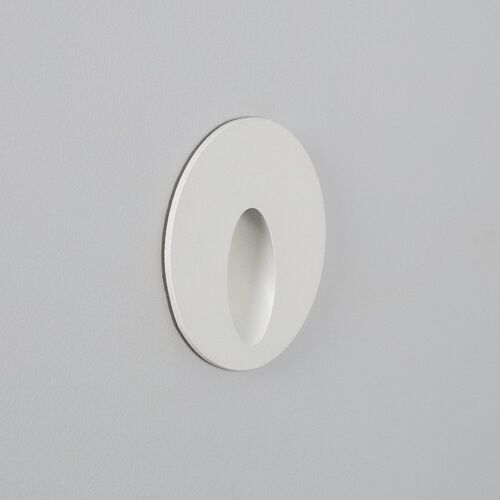 Ledkia Baliza Exterior LED 3W Empotrable Pared Circular Blanco Boiler Blanco Cálido 2700K