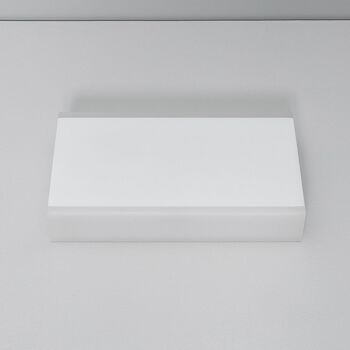 Ledkia Applique Extérieure LED 10W Éclairage Double Face Rectangulaire Blanc Hera Blanc Neutre 4000K 4