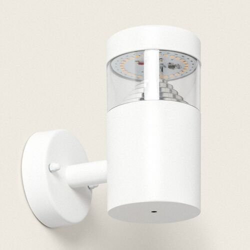 Ledkia Lámpara de Pared Exterior LED 5W Acero Inoxidable Inti White Blanco Cálido 3000K