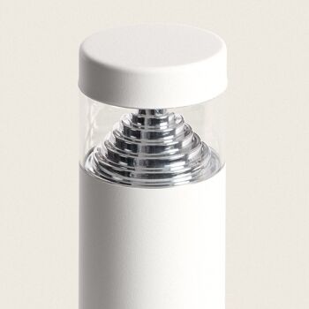 Ledkia Balise Extérieure LED 5W Pied Surface 30cm Inti Inox Blanc Blanc Chaud 3000K 6