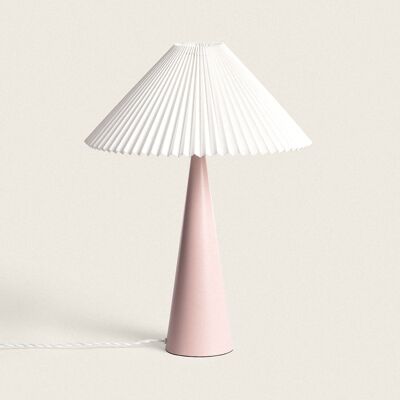 Ledkia Ghabou Pink Ceramic Table Lamp