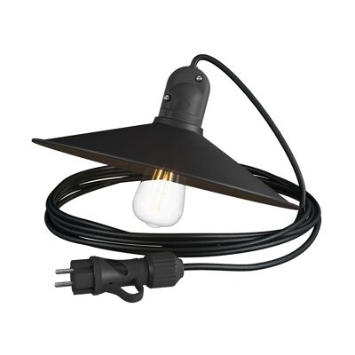 Ledkia Outdoor Pendant Lamp IP65 Snake Eiva Creative-Cables PSENESM04PAM13VNO Copper