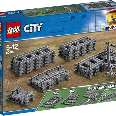 LEGO 60205 - Paquete de raíles de la ciudad