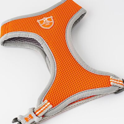 Mesh Dog Harness - Orange