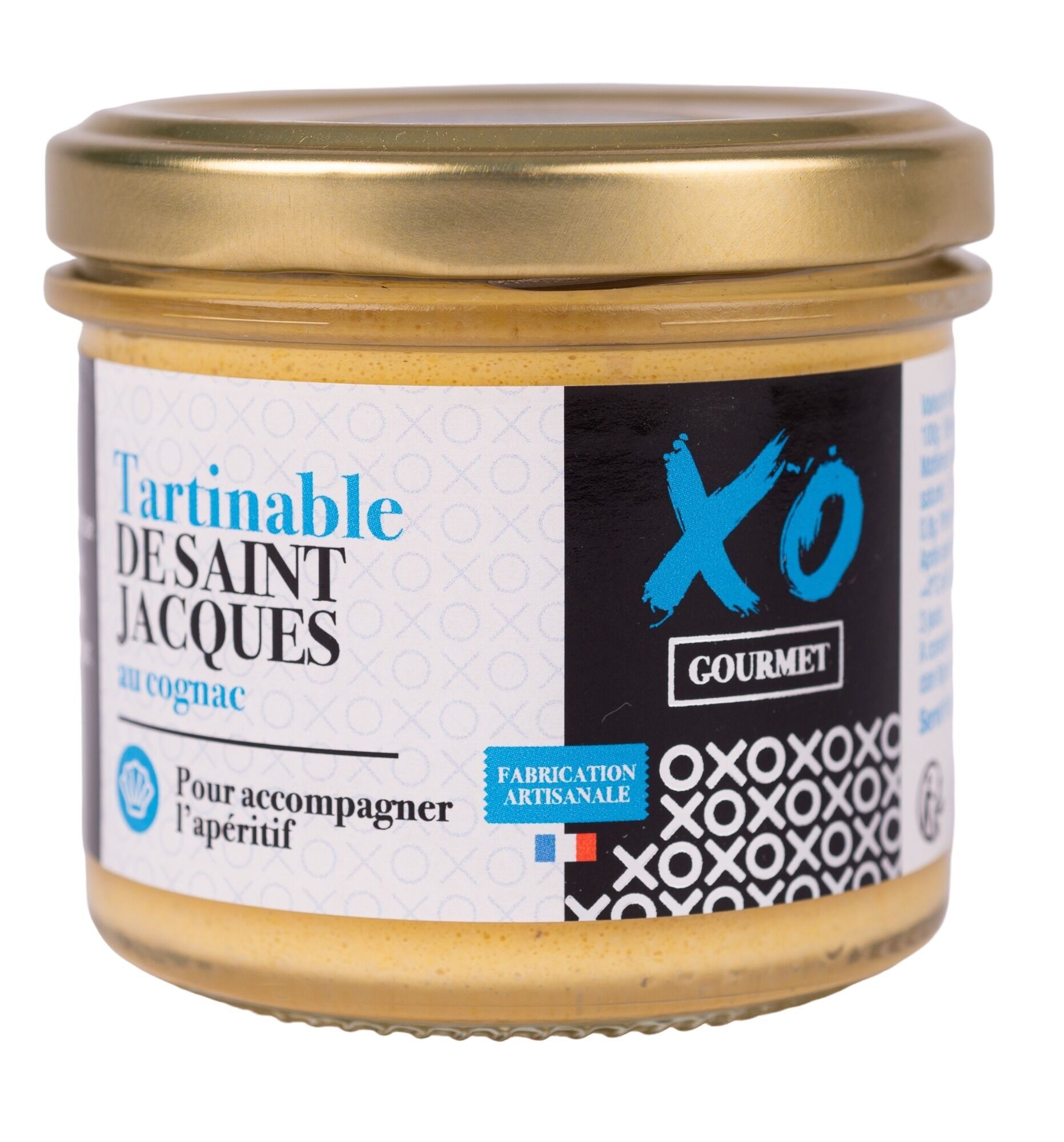 Spreadable scallops with XO cognac