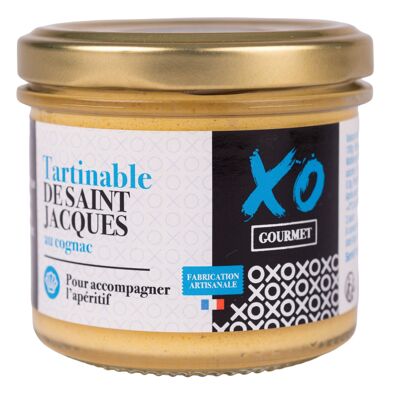 Spreadable scallops with XO cognac