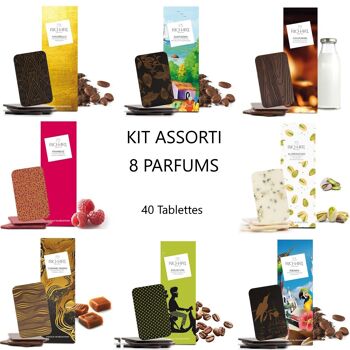 Tablettes de Chocolat - KIT ASSORTI 1