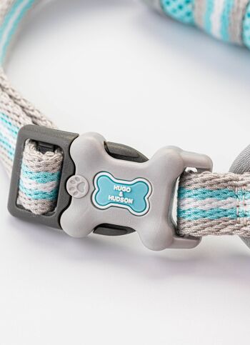 Harnais pour chien en filet - Aqua 4