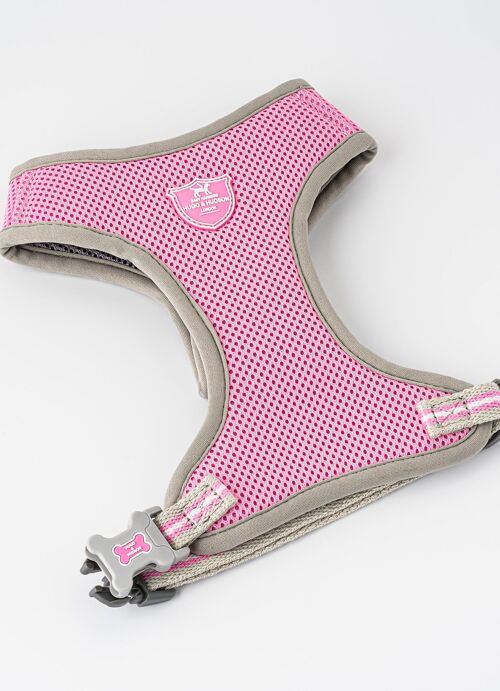 Mesh Dog Harness - Pink