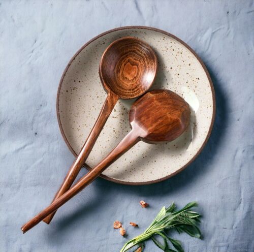 Long Handle Wooden Japanese Spoon