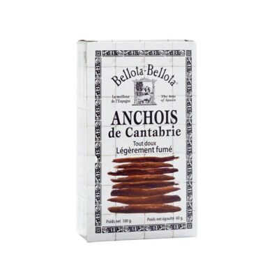 Lightly smoked anchovies - 100g