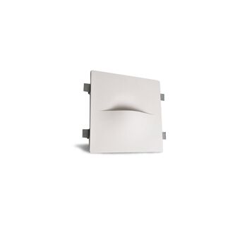 Ledkia Applique Intégration Plaque de Plâtre pour Ampoule LED G9 Coupée 403x403 mm Blanc 1