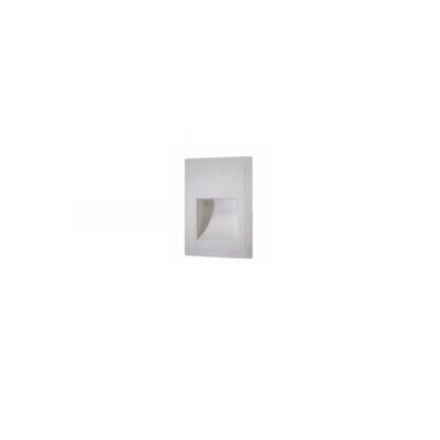 Ledkia Wall Light Plaster/Pladur Integration for GU10 PAR11 LED Bulb Cut 103x148 mm White