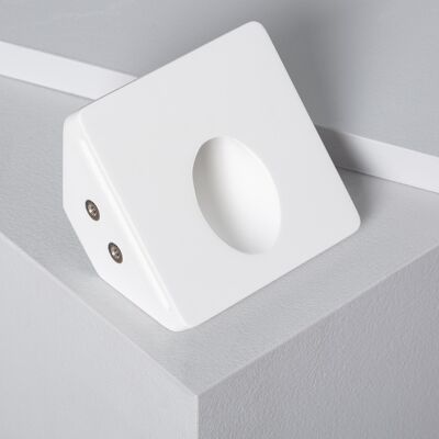 Ledkia Wall Light Integration Plaster/Pladur LED 2W Cut 103x100 mm Warm White 2700K