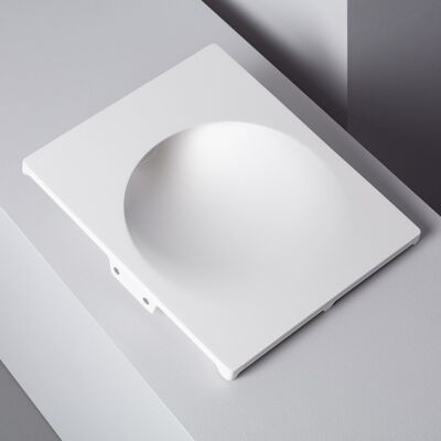 Applique Murale Intégration Ledkia Plâtre/Pladur pour Ampoule LED GU10 / GU5.3 Coupe 353x293 mm Blanc