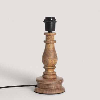 Ledkia Base Table Lamp Wood Chess ILUZZIA Wood